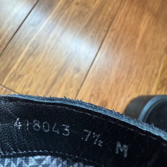 Aquatalia Liv waterproof black suede ankle boots, size 7.5 - Picture 6 of 14